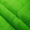 BY LORA Embroidered Terry Cotton Bath Towel for Bath, Shower - Personalized Gift -27 x 54 inches - 2-Pack - Lime Color Towel - Silver Script Initial Z view 3