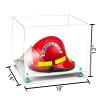 Better Display Cases Versatile Clear Acrylic Display Case - Large Rectangle Box with Light Blue Risers and White Base 18" x 14" x 12" (A014-BLR) view 2