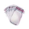 NATX 10Pcs Mason Jar Pattern Food Storage Bag Reusable Portable Stand Up Smell Proof Ziplock Bags Snack Saver Container Retail Package Bag Frosted Pouches Red 7.65.4in (19.513.7cm) view 1