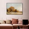INVIN ART Framed Canvas Giclee Print Art Series#032 by John Constable Wall Art Living Room Home Office Decorations(Black Slim Frame,20"x24") view 2