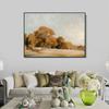 INVIN ART Framed Canvas Giclee Print Art Series#032 by John Constable Wall Art Living Room Home Office Decorations(Black Slim Frame,20"x24") view 3