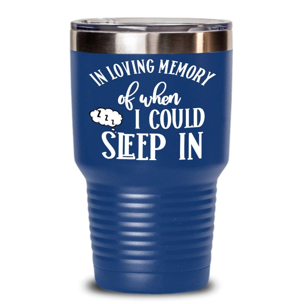 Baby Shower Gifts for New Mom Gifts for Her New Mom Cup Funny No Sleep Tumbler for New Mother Funny Baby Shower Party Mugs Tea Cups Gag Gifts for Wome