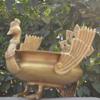 Aakrati Festive Decoration Brass Metal Home/Event Decor Hand Carved Urli/Pot view 2