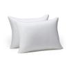 Amazon Basics Down Alternative Pillow for Back Side Sleepers, Medium Density, Standard Size, 26" x 20", 2-Pack, White view 1