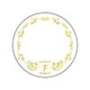 Set of 3 57mm Tin Deco Covers 46 Initial F view 1