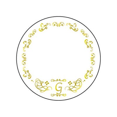 Set of 3 57mm Tin Deco Covers 47 Initial G