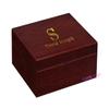 Personalized Engraved Cherry Wood Cigar Humidor 25-50 Cigars view 1