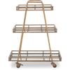 Adore Dcor Addison Bar Cart, Gold view 4