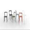 Emeco On & On Recycled Plastic Stacking Chair (Black) view 4