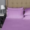 Bedding Castle - Luxurious - 800 Series - Egyptian Cotton - 4PC Bed Sheet Set - ( Flat Sheet + Fitted Sheet 28" Deep Pocket + 2 PC Pillow Cases ) - Fade Resistant - (Twin XL, Lavender) view 2