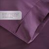 Bedding Castle - Luxurious - 800 Series - Egyptian Cotton - 4PC Bed Sheet Set - ( Flat Sheet + Fitted Sheet 28" Deep Pocket + 2 PC Pillow Cases ) - Fade Resistant - (Twin XL, Purple) view 2