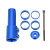 KSTEE Bike Handlebar Stem, Bicycle Mountain Bike Handlebar Fork Stem Riser Rise Up Extender Extension Adaptor Parts (Blue) view 1