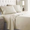 Bedding Castle - Luxurious - 800 Series - Egyptian Cotton - 4PC Bed Sheet Set - ( Flat Sheet + Fitted Sheet 28" Deep Pocket + 2 PC Pillow Cases ) - Fade Resistant - (Twin XL, Ivory) view 1