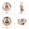Mini Clock Insert 3.38 Inch(86mm), Round Quartz Clock Fit Metal Built-in Clock Insert Quartz Clock Head DIY Desk Craft Clock Accessories view 3