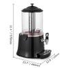 YUCHENGTECH 10L Commercial Hot Chocolate Maker Upgrade Machine Hot Chocolate Dispenser Warmer for heating Chocolate Coffee Milktea CE Certification 100-120V (10L) view 3