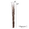Natural Decorative Dry Branches Authentic Willow Sticks for Home Decoration and Wedding Craft, 37 inch view 3
