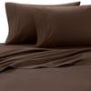 Bedding Castle - Luxurious - 800 Series - Egyptian Cotton - 4PC Bed Sheet Set - ( Flat Sheet + Fitted Sheet 28" Deep Pocket + 2 PC Pillow Cases ) - Fade Resistant - (Twin XL, Chocolate) view 3