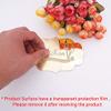2PCS Acrylic Mirror Kitchen Sign Sticker, Acrylic Mirrored Door Plate,Acrylic Mirror Sign (Gold, 7.87x5.91inch) view 2
