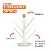 Full Circle Branch Out, Upright Kitchen Drying Rack, Ceramic Base, Perfect for Bottles, Dishcloths, and Bags view 2