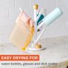 Full Circle Branch Out, Upright Kitchen Drying Rack, Ceramic Base, Perfect for Bottles, Dishcloths, and Bags view 3