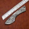 4 pieces Damascus steel blank blade set, 7, 8, 9 and 9.5, inches long hand forged blank blade skinning set, 2.5 to 4.5 inches long cutting edge, compact pocket knife and skinning knife blades view 3