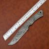 4 pieces Damascus steel blank blade set, 7, 8, 9 and 9.5, inches long hand forged blank blade skinning set, 2.5 to 4.5 inches long cutting edge, compact pocket knife and skinning knife blades view 4