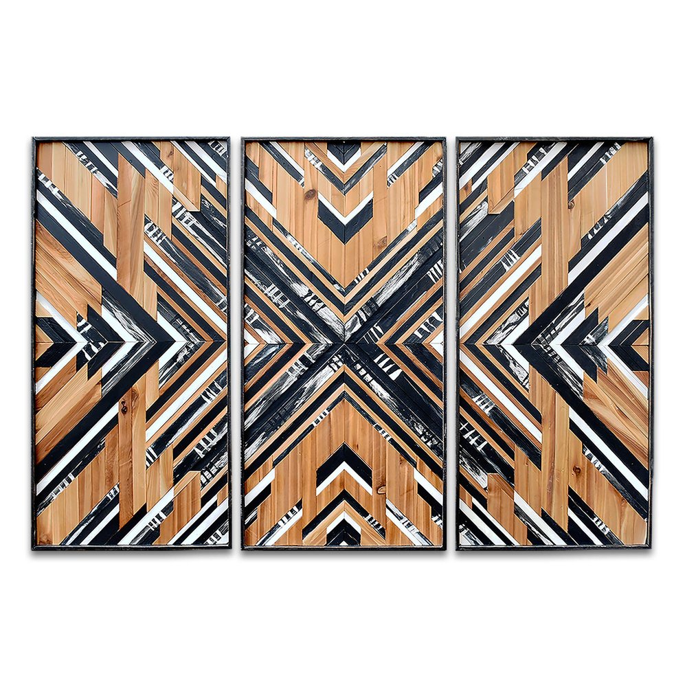 Eye Catcher by Heartwood PNW- Wood Wall Art- Modern Decor- Made in Oregon- Recycled Materials- Home Decor- Unique Gift