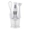 2-Speed Hand Blender and Food Processor with Balloon Whisk (White) view 4