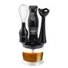 2-Speed Hand Blender and Food Processor with Balloon Whisk (Black) view 1