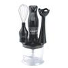 2-Speed Hand Blender and Food Processor with Balloon Whisk (Black) view 3