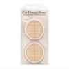 CoasterStone CR9043 Korean Patterns Iii Car Coaster 2 Pack, Standard Size, Stone view 1