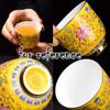 2.5 oz Pink Handmade Enamel Painted Porcelain Kungfu Teacup Chinese Tea Cup Wine Cup view 2