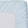 Bedding Castle - Luxurious - 800 Series - Egyptian Cotton - 4PC Bed Sheet Set - ( Flat Sheet + Fitted Sheet 29" Deep Pocket + 2 PC Pillow Cases ) - Fade Resistant - (Twin XL, Light Blue) view 4
