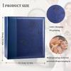 Artmag Photo Album 4x6 1000 Photos, Large Capacity Wedding Family Leather Cover Picture Albums Holds Horizontal and Vertical 4x6 photos with Black Pages(Blue) view 2
