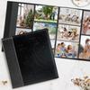 Artmag Photo Album 4x6 1000 Photos, Large Capacity Wedding Family Leather Cover Picture Albums Holds Horizontal and Vertical 4x6 photos with Black Pages(Black) view 4