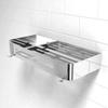 Aexit 12-inch x 4.7-inch 304 Stainless Steel Wall Mount Rectangle Bathroom Shower Basket Polished Finish (9bad1ea8e3d23f874bf2e0aa95b202e4) view 3