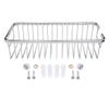 Aexit 304 Stainless Steel 11.6-inch Wall Mount Rectangle Bathroom Shower Basket Silver Tone (2c5be32b8a98ffff99f0b6164e95d838) view 1