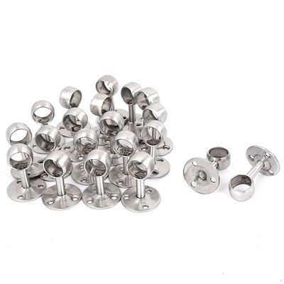 Aexit Wardrobe Hanging Rail Rod End Support 20pcs for 19mm Dia Tube (36fda47b1562b10d138d3928d324b7f2)