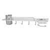Aexit 43cm Length SUS304 Stainless Steel Hair Dryer Holder w Storage Shelf and Hook (1a01bd35003b1229eccef0a2dbcaf5ce) view 1