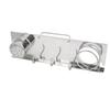 Aexit 43cm Length SUS304 Stainless Steel Hair Dryer Holder w Storage Shelf and Hook (1a01bd35003b1229eccef0a2dbcaf5ce) view 3