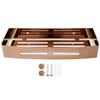 Aexit 304 Stainless Steel 12-inch Wall Mount Rectangle Bathroom Shower Caddy Basket Rose Gold (08b0b23fef510070a5a8f4d1d717b197) view 1