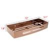 Aexit 304 Stainless Steel 12-inch Wall Mount Rectangle Bathroom Shower Caddy Basket Rose Gold (08b0b23fef510070a5a8f4d1d717b197) view 2