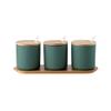 Hemoton 9.5x28.5cm Creative Nordic Style Ceramic Spice Jar Set Seasoning Box Salt Shaker Kitchen Kit view 1