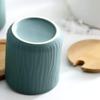 Hemoton 9.5x28.5cm Creative Nordic Style Ceramic Spice Jar Set Seasoning Box Salt Shaker Kitchen Kit view 2
