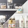 BINO | Stackable Storage Bins, Large - 4 Pack | The Stacker Collection | Clear Plastic Storage Bins | Organization and Storage Containers for Pantry & Fridge | Multi-Use Organizer Bins | BPA-Free view 4