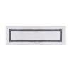 Better Trends 100% Cotton Hotel Collection Bath Mats, White & Gray Bath Mat - Tufted, Reversible & Absorbent & Machine Washable Bath Mats Runner for Tub, Shower, and Bath Room, 20" x 60" view 2