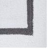 Better Trends 100% Cotton Hotel Collection Bath Mats, White & Gray Bath Mat - Tufted, Reversible & Absorbent & Machine Washable Bath Mats Runner for Tub, Shower, and Bath Room, 20" x 60" view 4