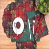 C&F Home Nicholas Plaid Single Placemat Rectangular Placemat Red view 4