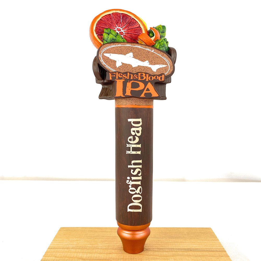 Dogfish Head Flesh & Blood IPA 12" Tap Handle