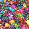 PEPPERLONELY Mixed Dyed Assorted Colors India Sea Shells, 8 OZ Apprx.360+ PC Shells, 1/2Inch ~ 1-1/4 Inch view 3